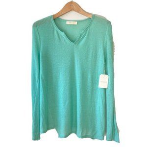 NWT Inhabit Womens Size Small Cashmere Sweater Aloe Green Style 6810 Pullover